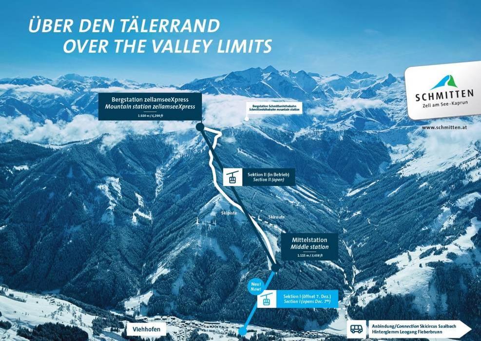 Alpen Appartements Viehhofen - Incl Sommercard Zell Am See فيهوفن المظهر الخارجي الصورة